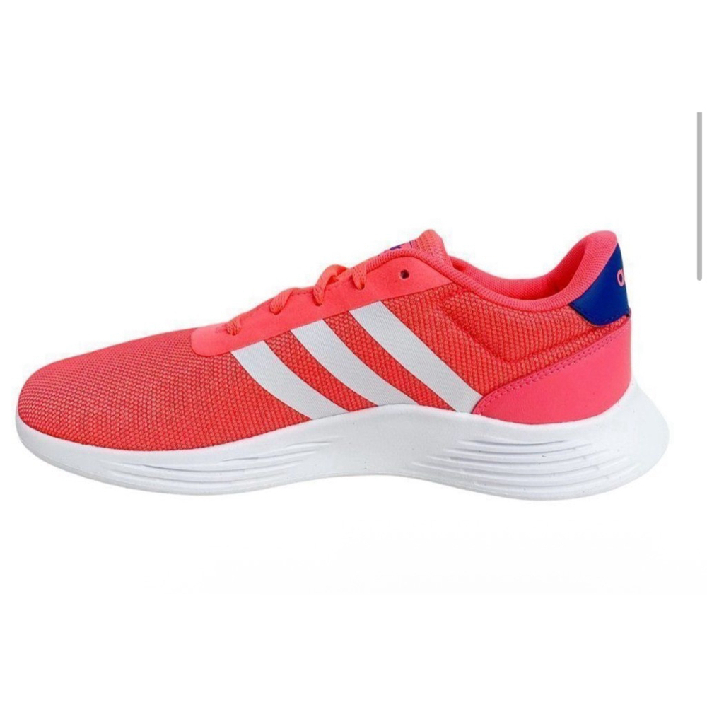 adidas Lite Racer 2.0 K – Women’s US 7.5 (Youth 6.5) – Coral/White - Picture 2 of 9